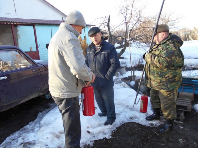 ЛОО ВДПО совместно с ГУ МЧС 30 января на территории Липецкой области проведена профилактическая работа в жилом секторе