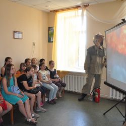 В рамках проекта "Живой город" более 2000 липецких школьников обучены азам пожарной безопасности